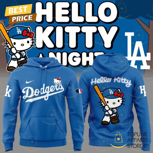 2025 Los Angeles Dodgers x Hello Kitty Night Hoodie