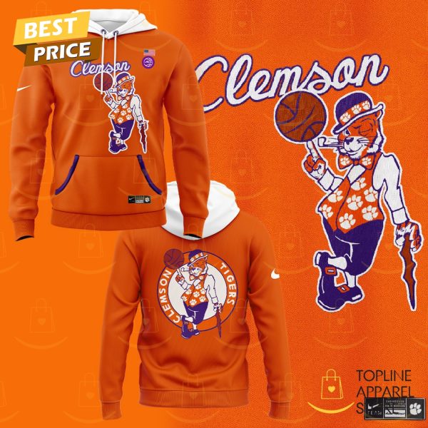 2025 Clemson Tigers Basketball Logo Hoodie