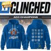 2025 ACC Champions Duke Blue Devils Men Basketball Hoodie – White