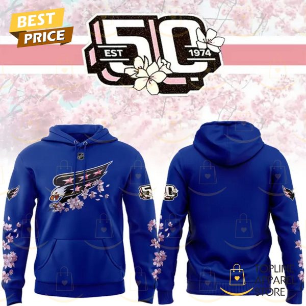 2025 Cherry Blossom Washington Capitals Hoodie