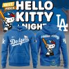 2025 Golden State Warriors Basketball  x Hello Kitty Night Hoodie – White