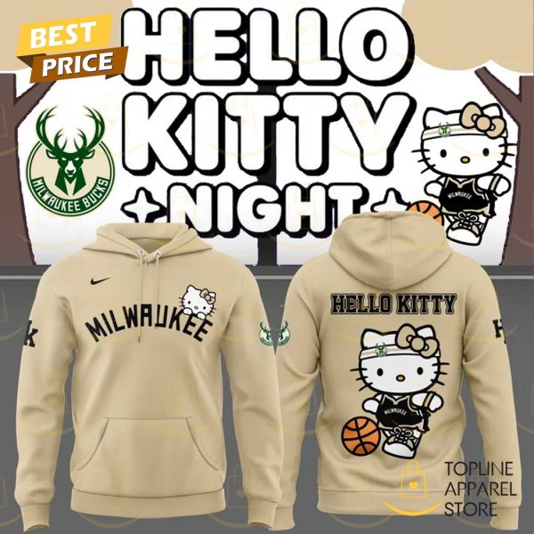 2025 Milwaukee Bucks x Hello Kitty Night Hoodie