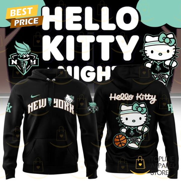 2025 New York Liberty x Hello Kitty Hoodie – Black