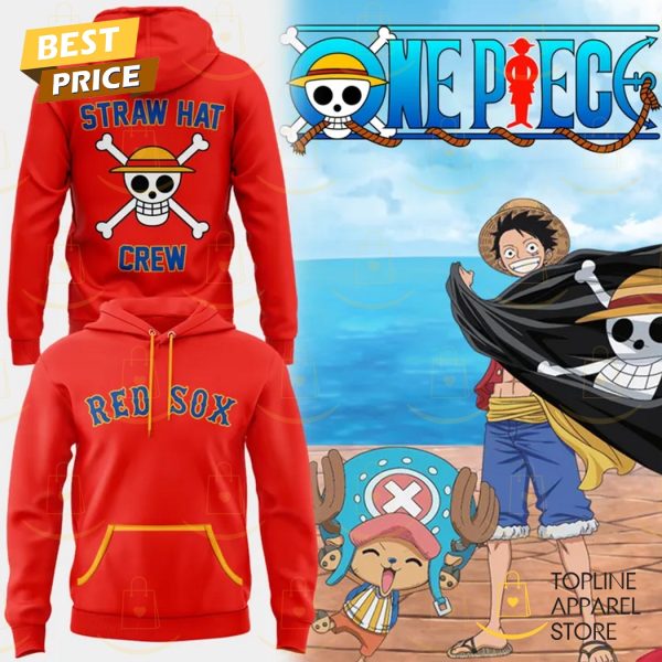 2025 One Piece Straw Hat x Boston Red Sox Hoodie