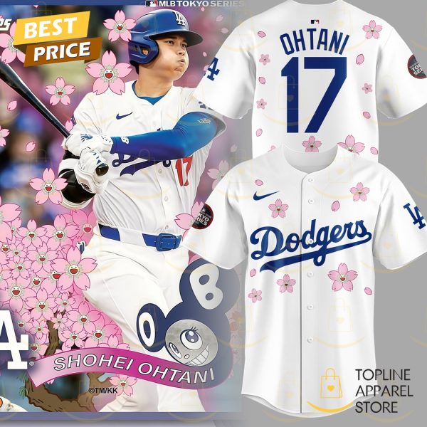 Los Angeles Dodgers Shohei Ohtan Tokyo Series Baseball Jersey