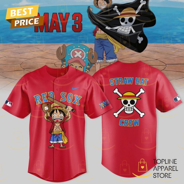 One Piece x Boston Red Sox Baseball Jersey