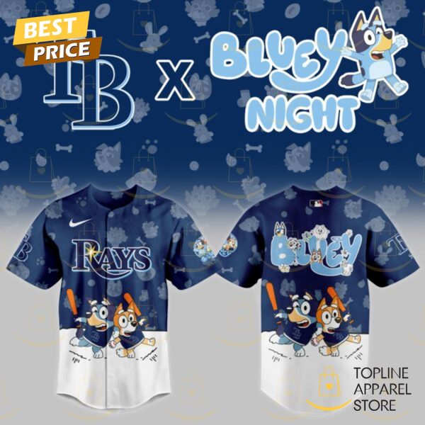 Tampa Bay Rays 2025 Bluey Night Baseball Jersey