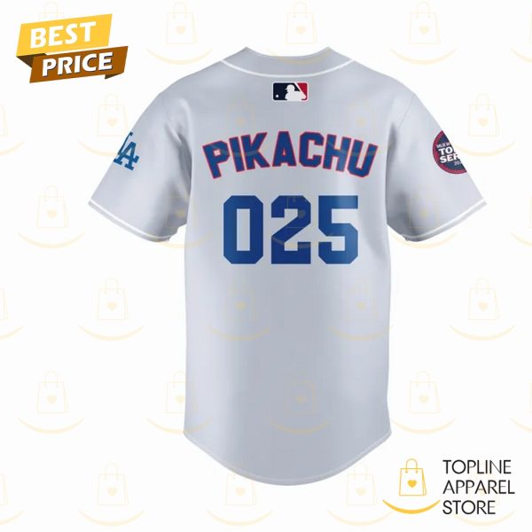 Los Angeles Dodgers x Pikachu Tokyo Series 2025 Baseball Jersey