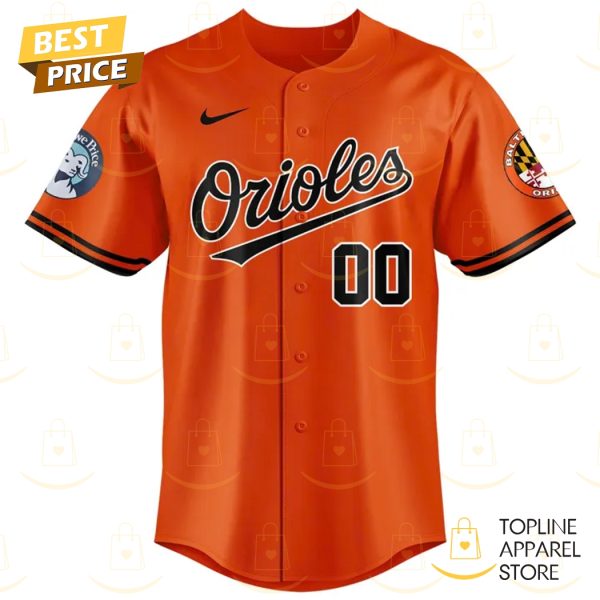 Personalized Baltimore Orioles Full Orange Uniform Baseball Jersey