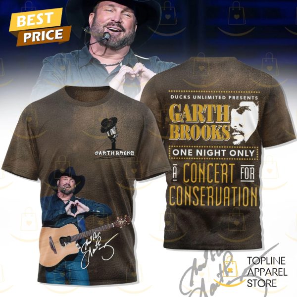 Garth Brooks – One Night Only A Concert For Conservation 3D T-Shirt