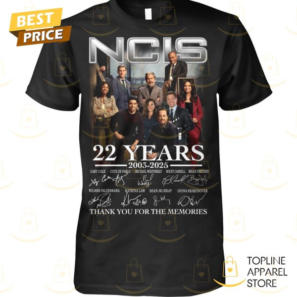 NICS 22 Years 2003-2025 Signature Thank You For The Memories Unisex T-Shirt