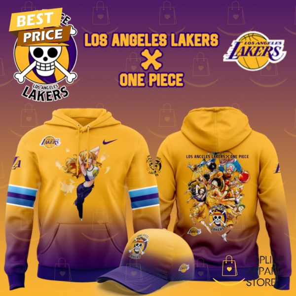 Los Angeles Lakers x Nami One Piece The Straw Hat Pirates Hoodie