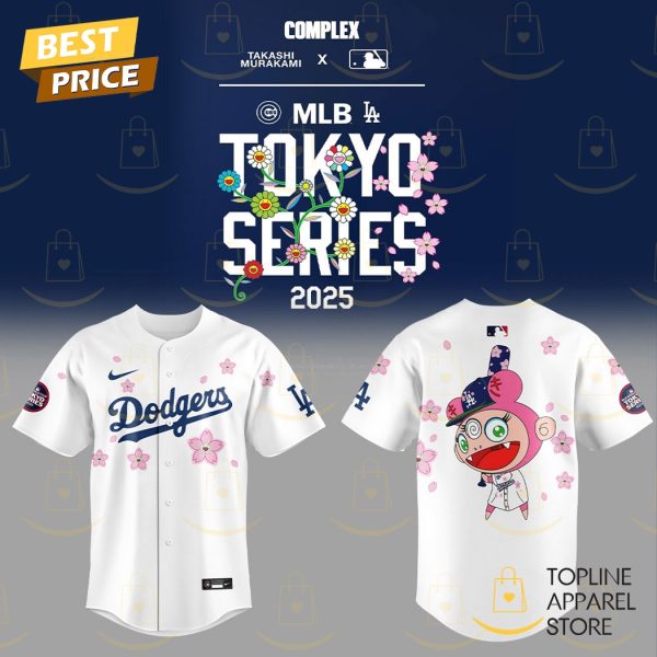 2025 Tokyo Series Los Angeles Dodgers Baseball Jersey – White