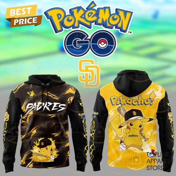 San Diego Padres Po kemon Go Pi kachu Hoodie