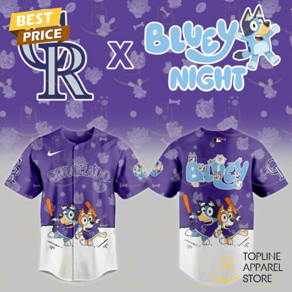 Colorado Rockies 2025 Bluey Night Baseball Jersey