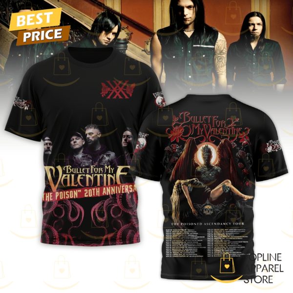 Bullet For My Valentine – The Poison 20th Anniversary 3D T-Shirt