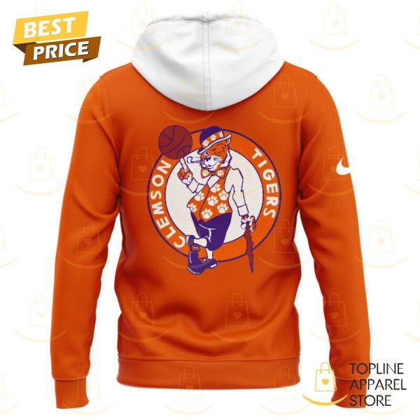 2025 Clemson Tigers Basketball Logo Hoodie