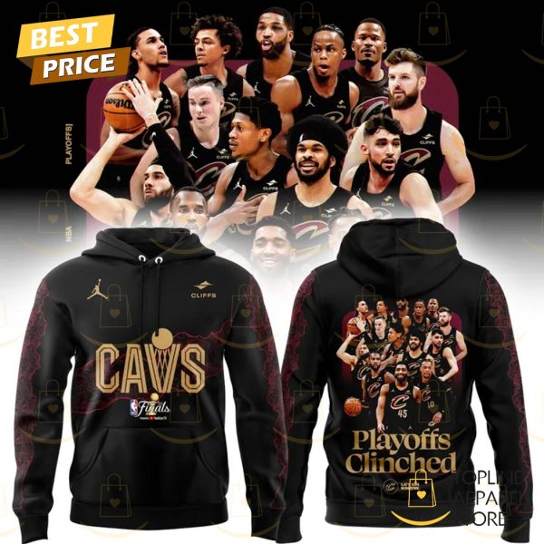 Cleveland Cavaliers PlayOffs Clinched 2025 Hoodie