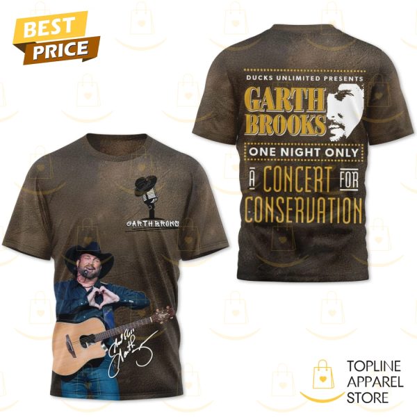 Garth Brooks – One Night Only A Concert For Conservation 3D T-Shirt