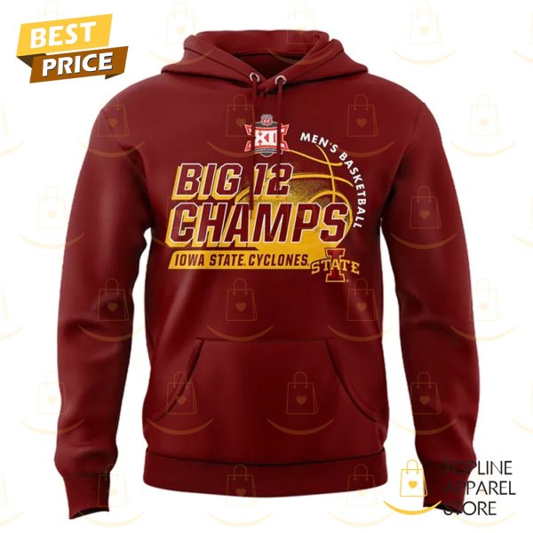 Iowa State Cyclones Men Basketball Big 12 Champs – Nothing Easy Hoodie