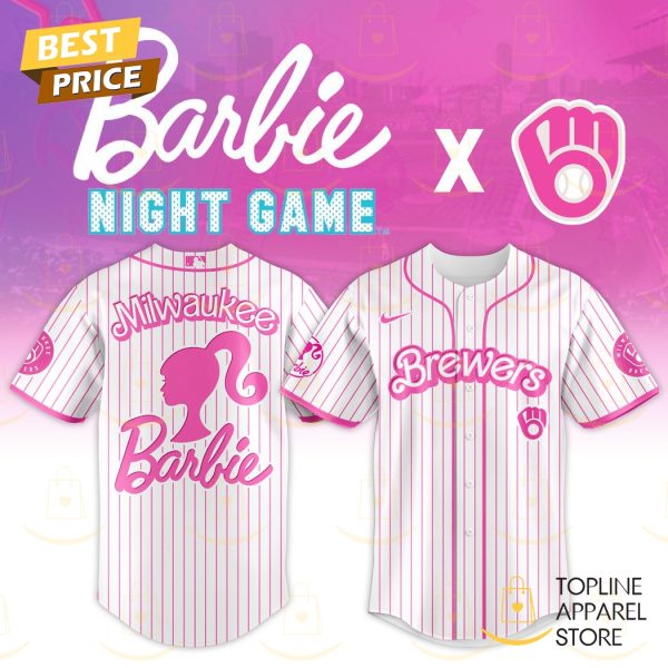 Milwaukee Brewers x Barbie Night Game 2025 Baseball Jersey