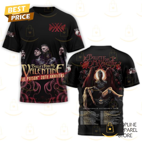 Bullet For My Valentine – The Poison 20th Anniversary 3D T-Shirt