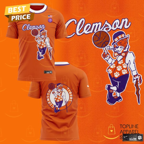 2025 Clemson Tigers Basketball Logo 3D T-Shirt