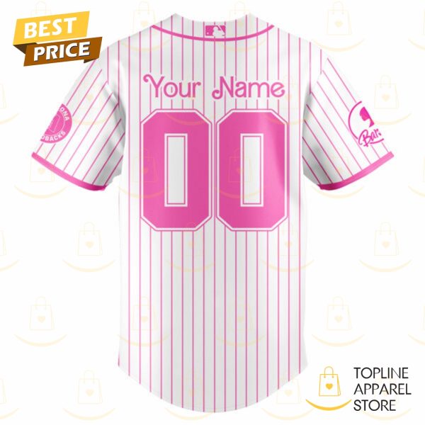 Personalized 2025 Arizona Diamondbacks x Barbie Night Game Baseball Jersey