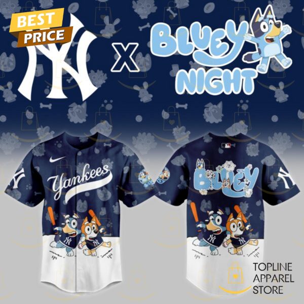 New York Yankees 2025 Bluey Night Baseball Jersey