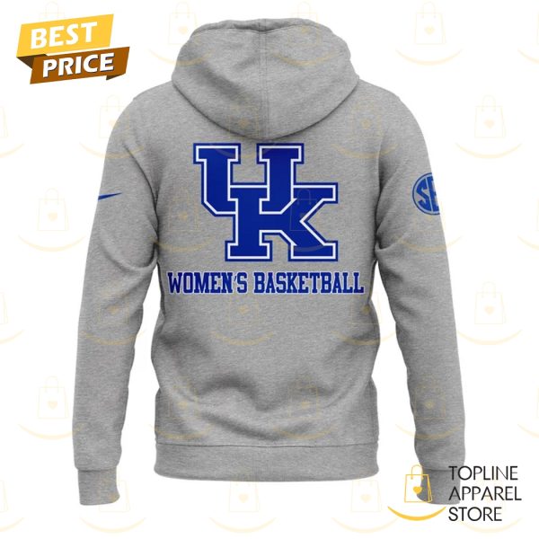 Kentucky Wildcats Women Basketball 2025 Hoodie – Grey