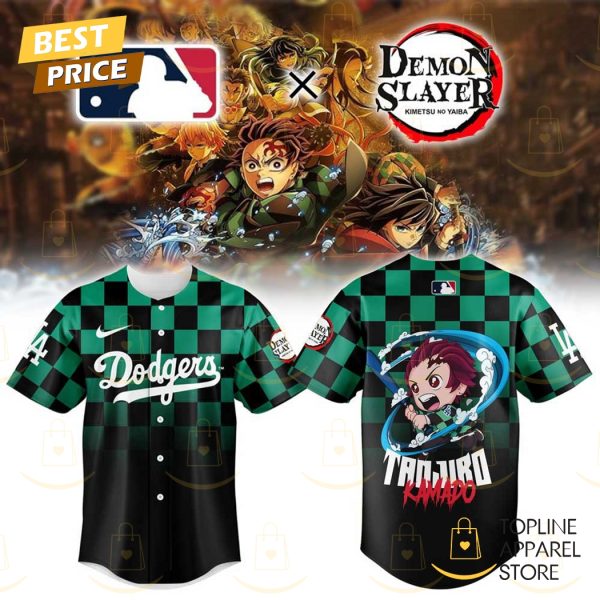 Los Angeles Dodgers x Demon Slayer 2025 Baseball Jersey