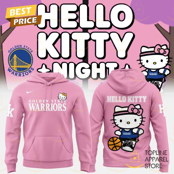 2025 Golden State Warriors Basketball  x Hello Kitty Night Hoodie