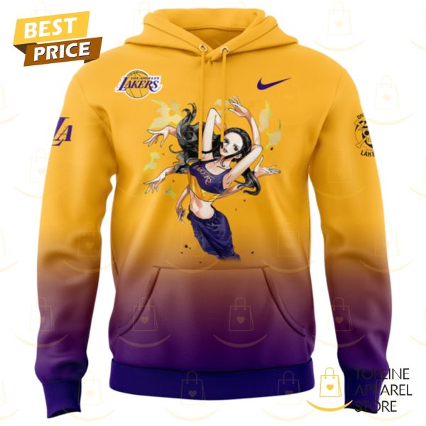 Los Angeles Lakers x Nico Robin One Piece The Straw Hat Pirates Hoodie