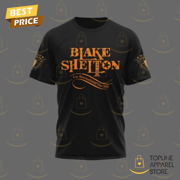 Blake Shelton For Recreational Use Only 3D T-Shirt