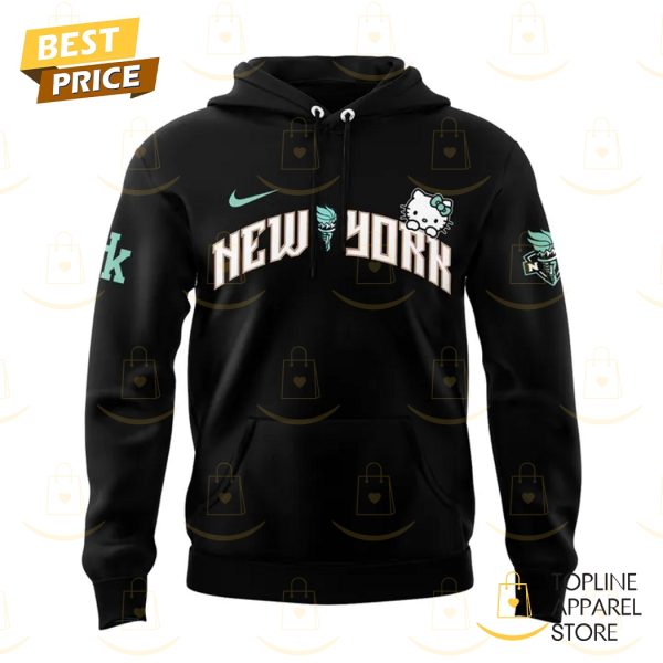 2025 New York Liberty x Hello Kitty Hoodie – Black