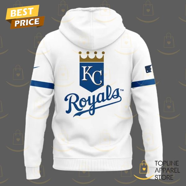 2025 Kansas City Royals Moustakas White Hoodie