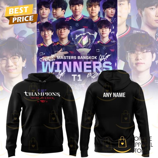 Personalized T1 2025 Valorant Masters Bangkok Winners Hoodie