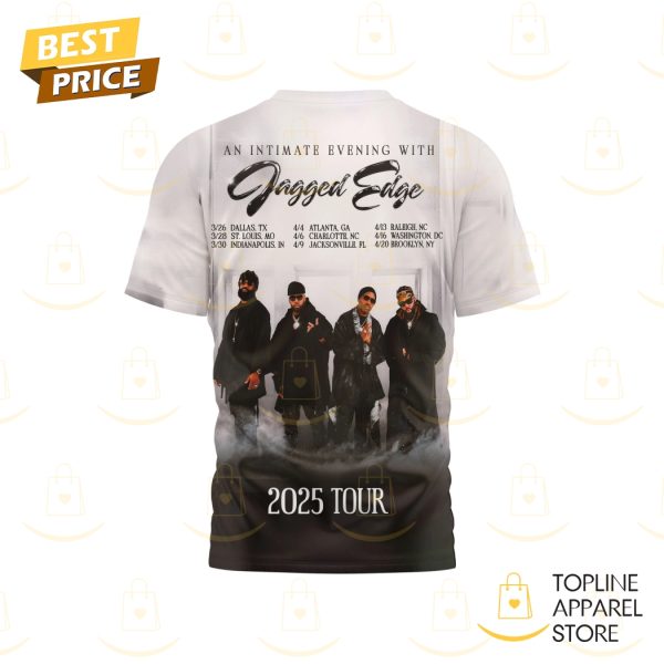 An Intimate Evening With Jagged Edge 2025 Tour 3D T-Shirt