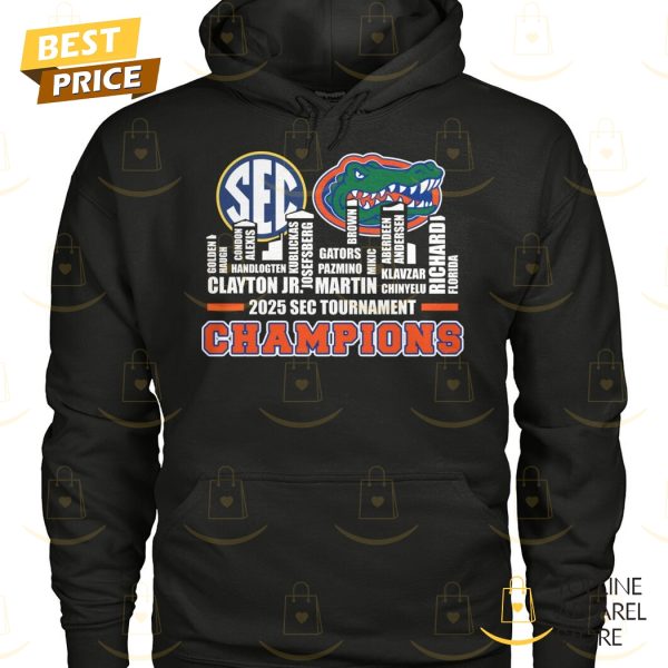 Florida Gators 2025 SEC Mens Basketball Tournament Champions Unisex T-Shirt