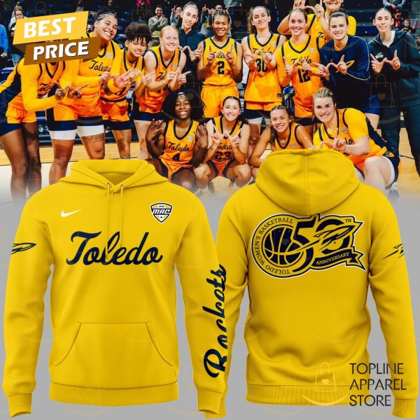 Toledo Rockets Womens Basketball 50th Anniversary Hoodie