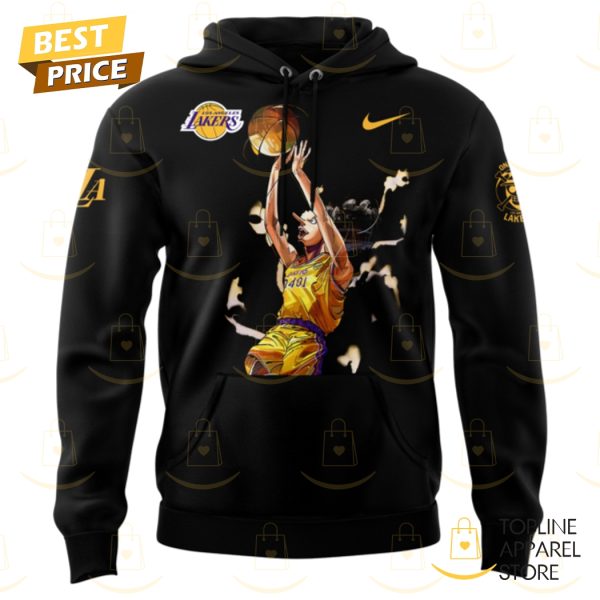 Los Angeles Lakers x Usopp One Piece The Straw Hat Pirates Hoodie – Black