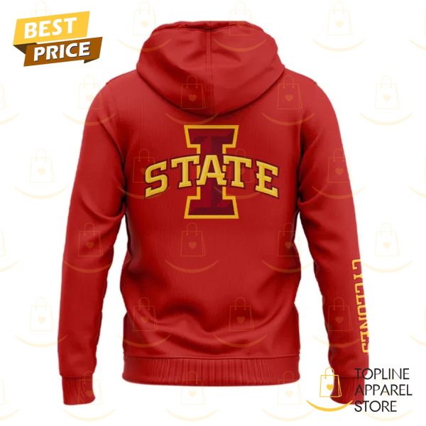 2025 Iowa State Cyclones Zip Hoodie – Red