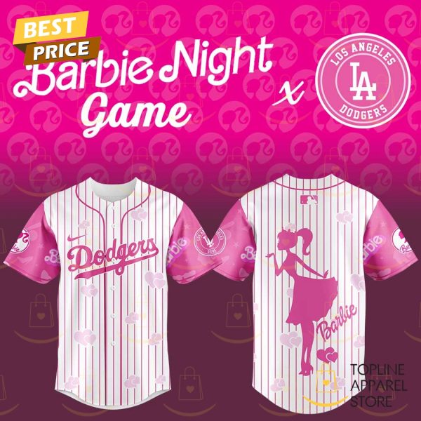 Los Angeles Dodgers x Barbie Night 2025 Baseball Jersey