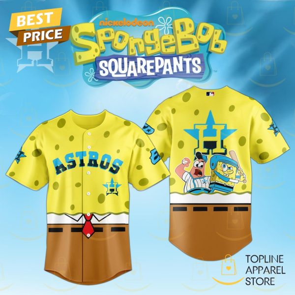 SpongeBob SquarePants x Houston Astros 2025 Baseball Jersey