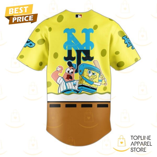 SpongeBob SquarePants x New York Mets 2025 Baseball Jersey