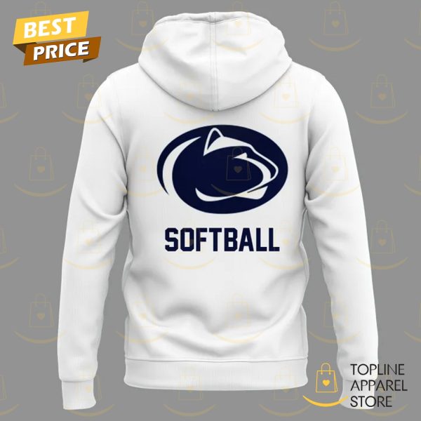 Penn State Nittany Lions Softball 2025 Hoodie – White