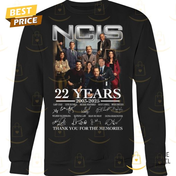 NICS 22 Years 2003-2025 Signature Thank You For The Memories Unisex T-Shirt