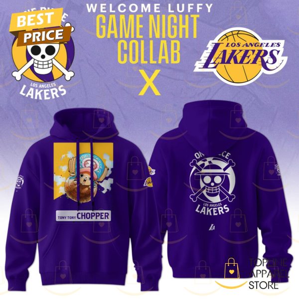 Tony Tony Chopper One Piece x Los Angeles Lakers Hoodie