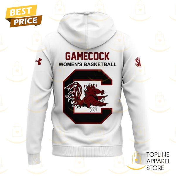 24-25 Seniors South Carolina Gamecocks Women Basketball Hoodie – White