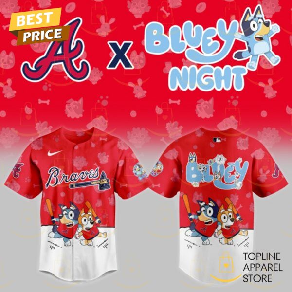 Atlanta Braves 2025 Bluey Night Baseball Jersey